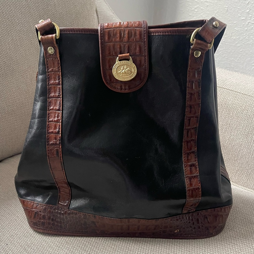 Vintage Brahmin Tuscan Leather Tote Bag - Picture 4 of 5